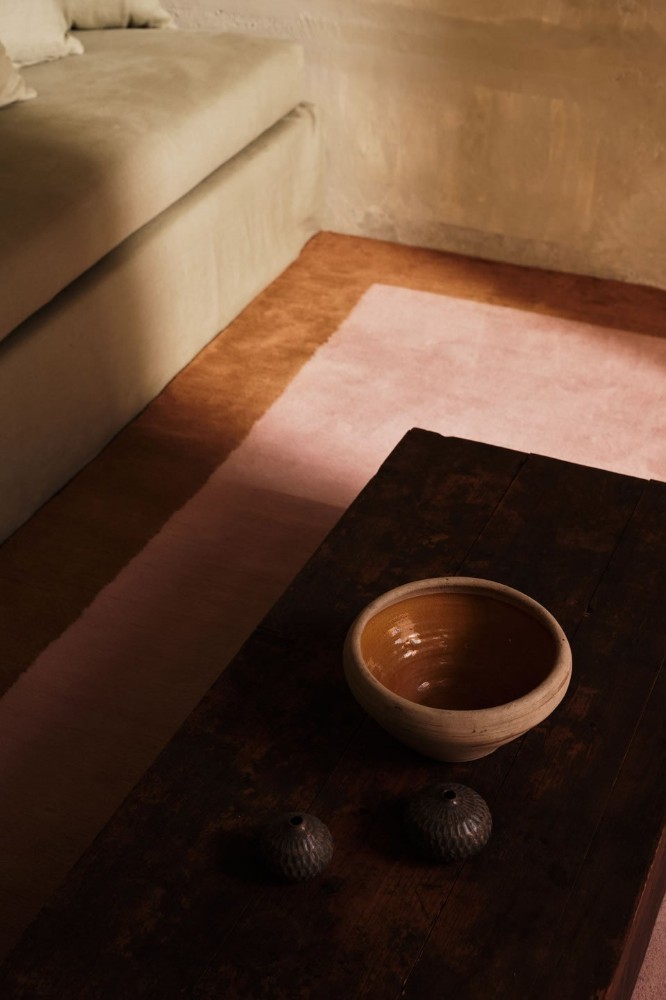 Border Mohair Rose Quartz