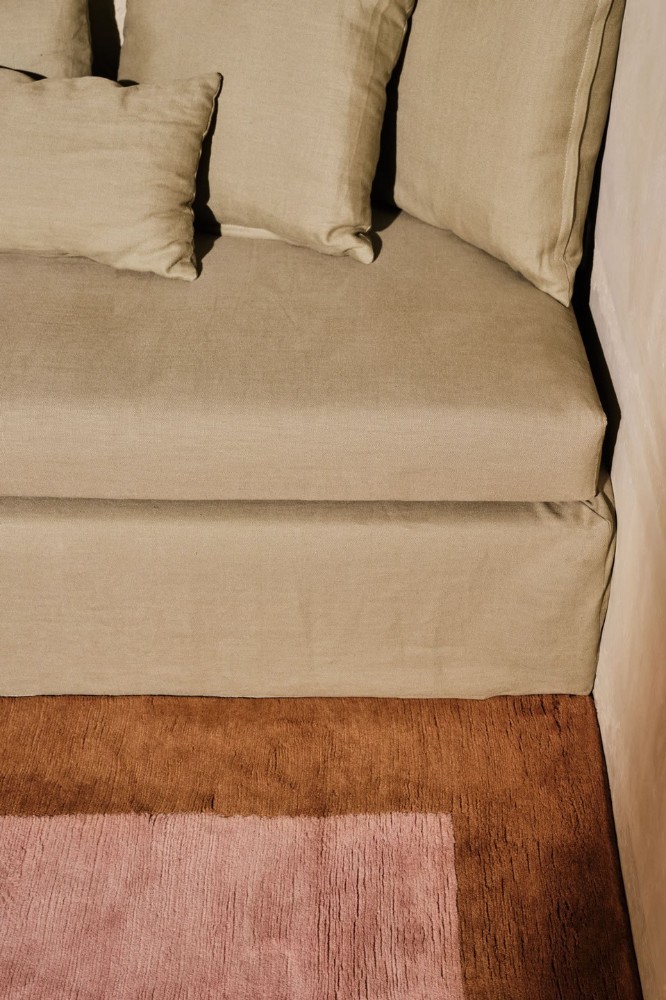 Border Mohair Rose Quartz