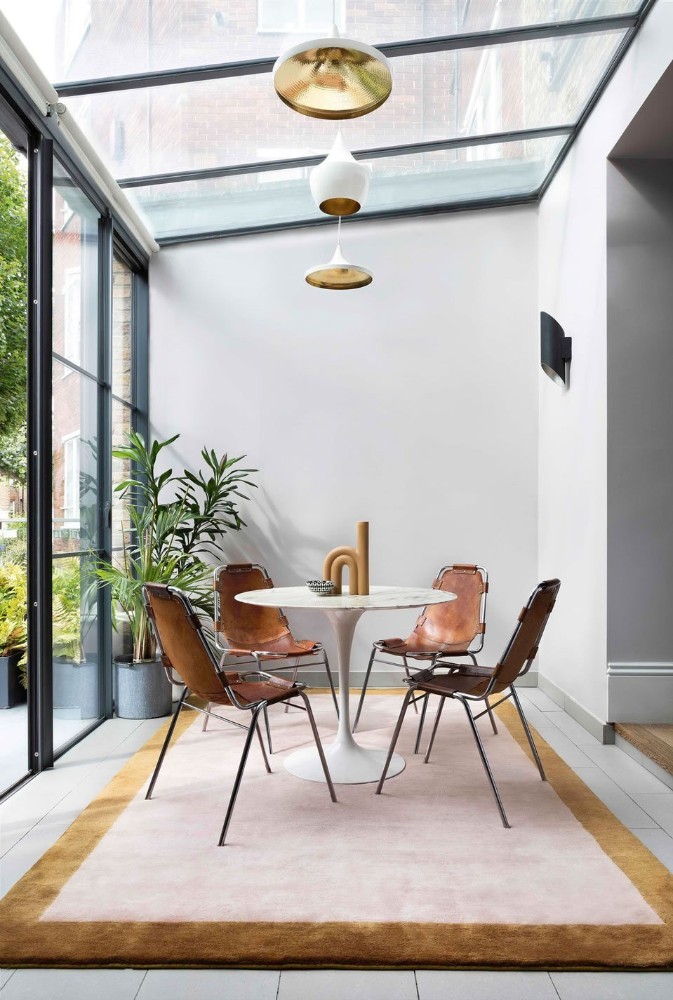 Border Mohair Rose Quartz