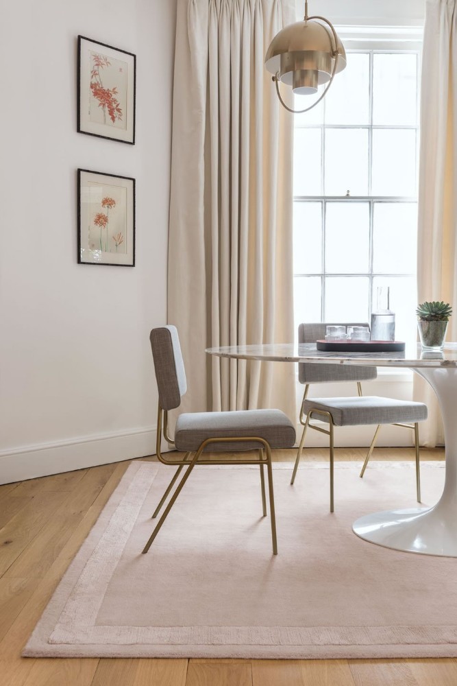 Silk Border Portland Pink