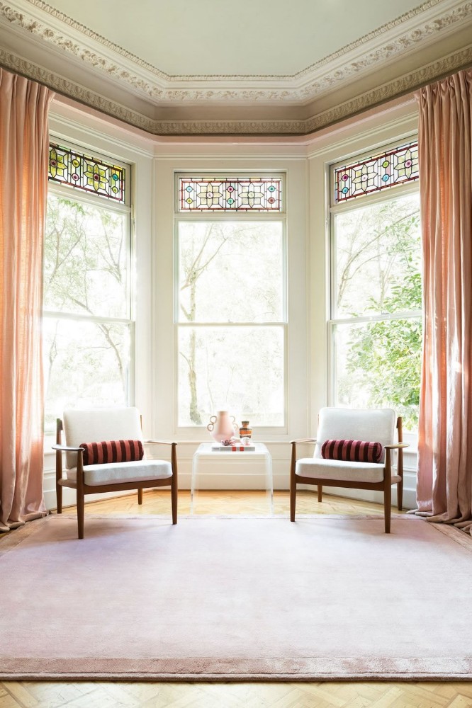 Silk Border Portland Pink