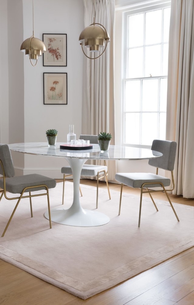 Silk Border Portland Pink