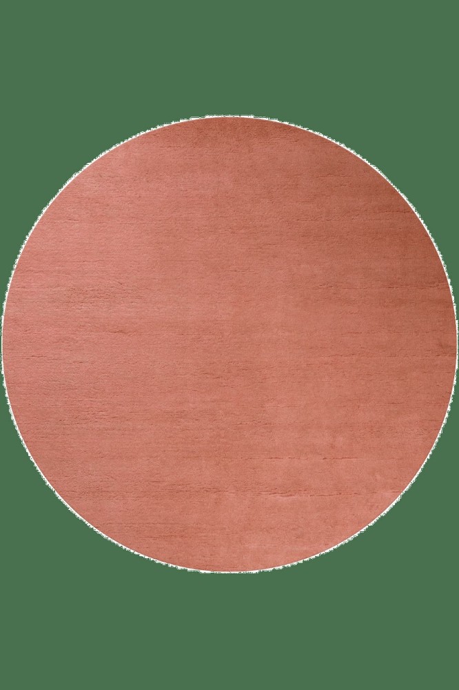Textured Mohair Rosewood Round