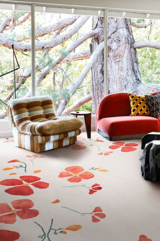 California Poppy Round