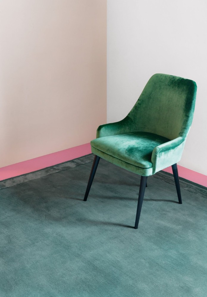 Silk Border Leighton Teal