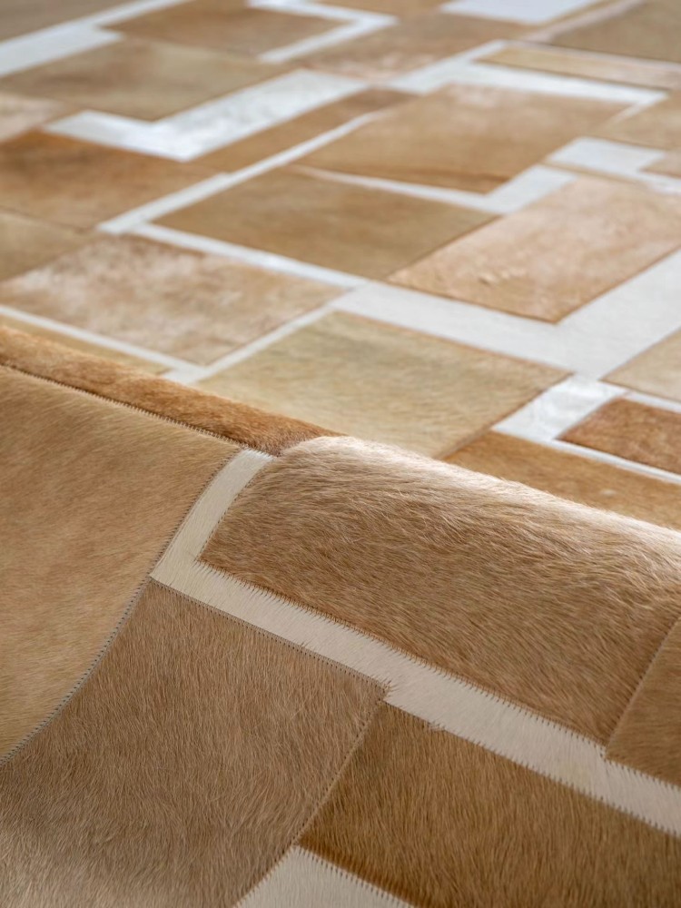 Cowhide carpet