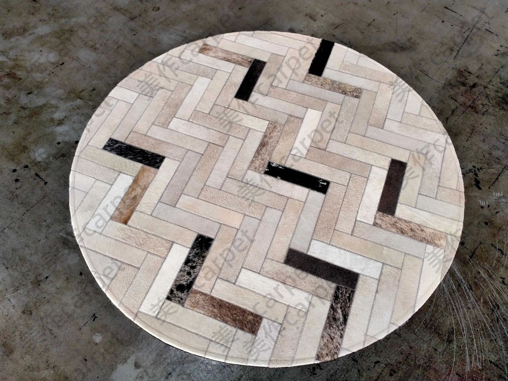 Cowhide circle