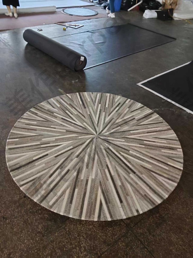 Cowhide circle