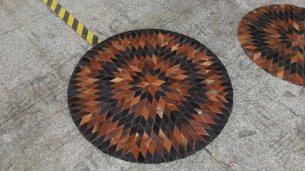 Cowhide circle