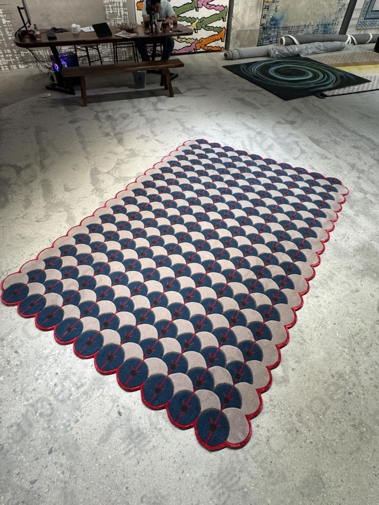 Medieval square carpet