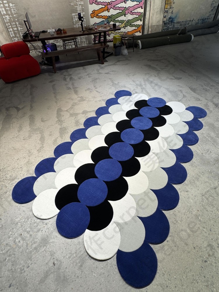 Medieval square carpet