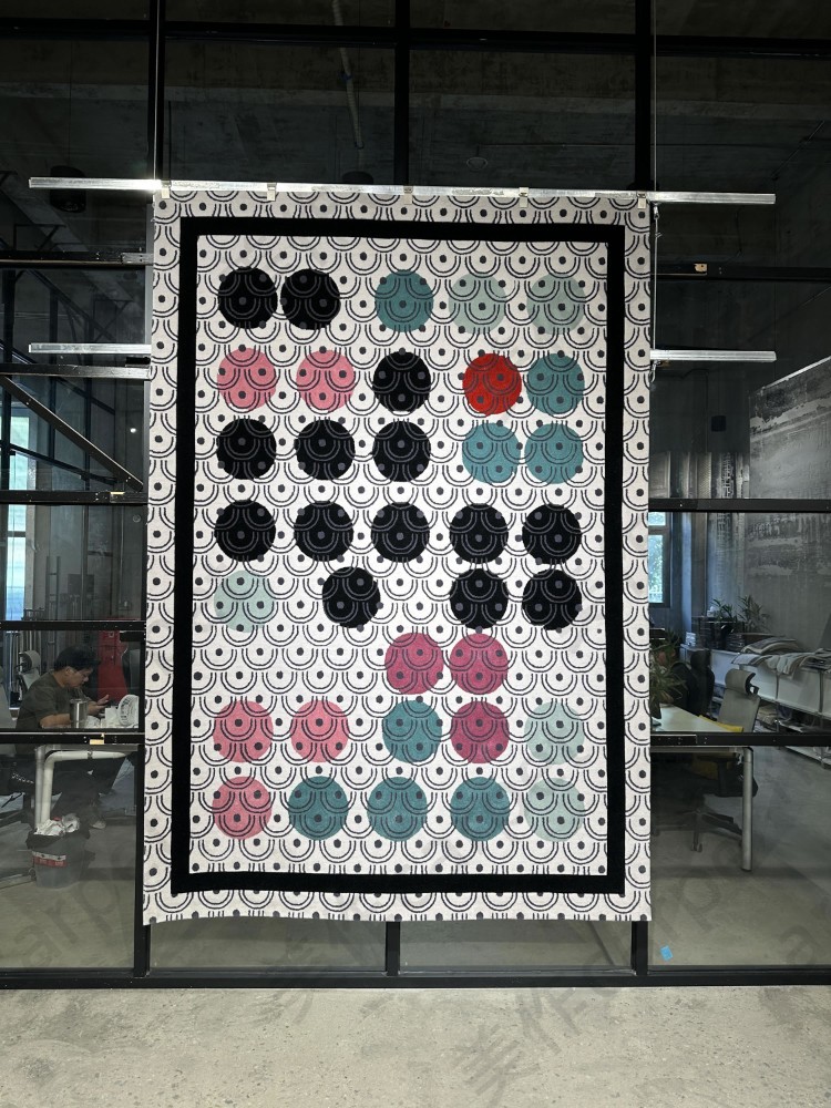 Medieval square carpet