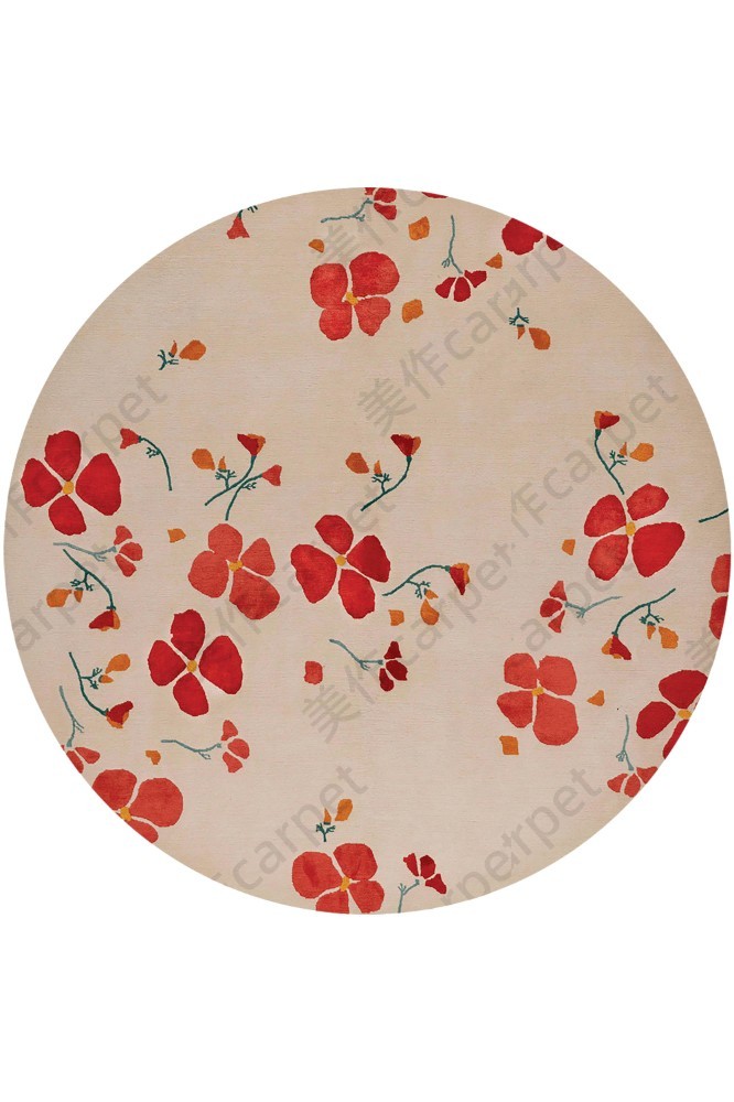 California Poppy Round
