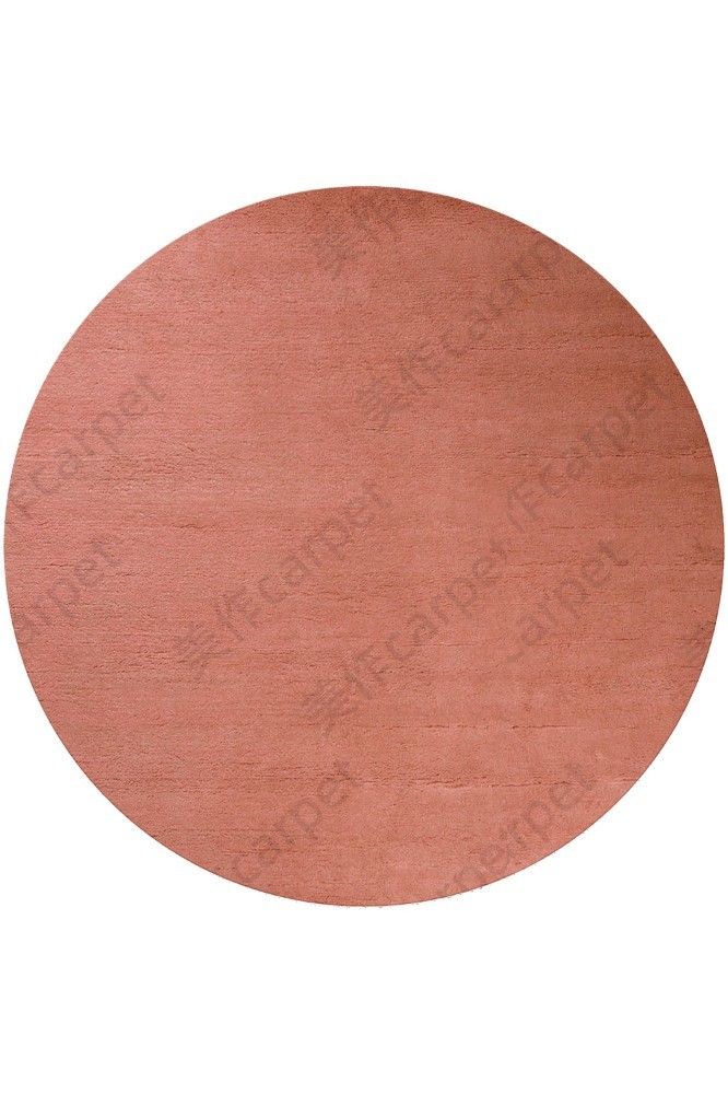 Textured Mohair Rosewood Round