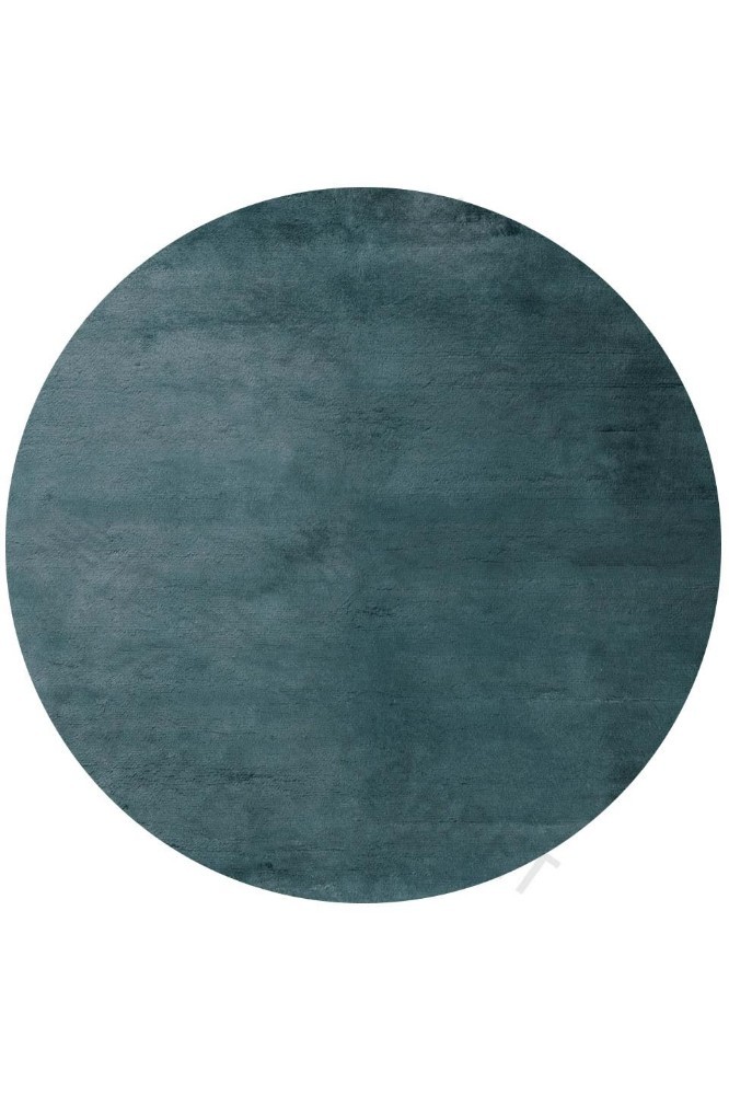 Textured Mohair Azure Round