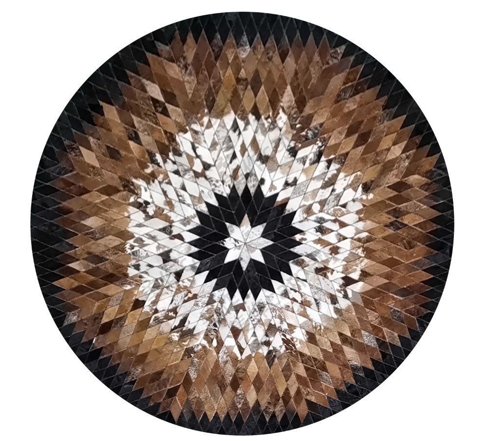 Cowhide circle