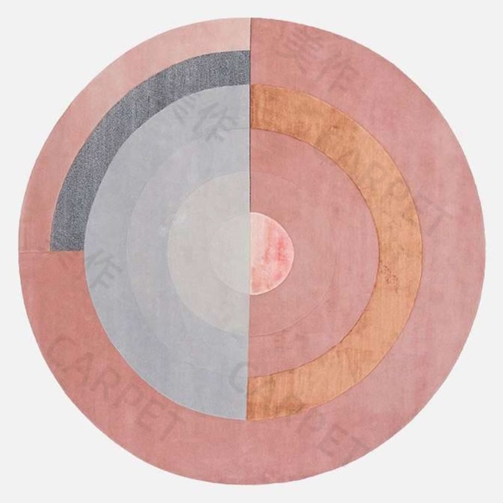 Bliss Round Rug - Pink