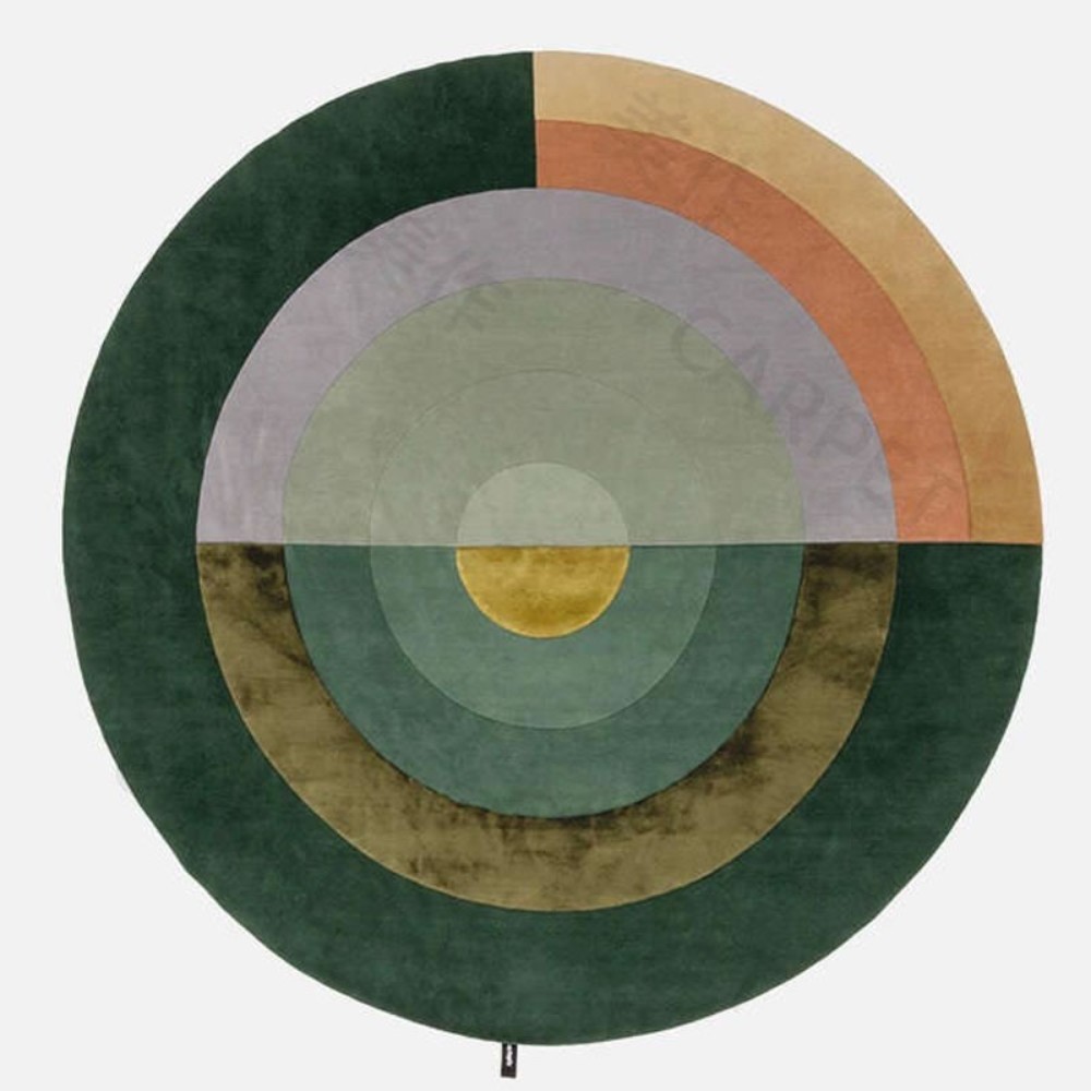 Bliss Round Rug - Forest