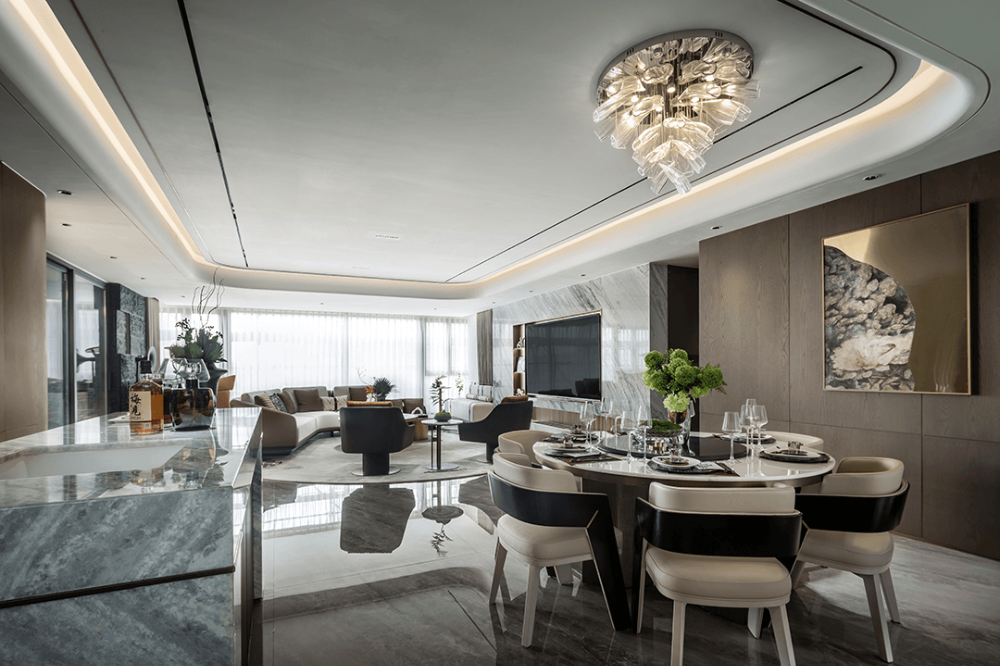 Light luxury style collocation