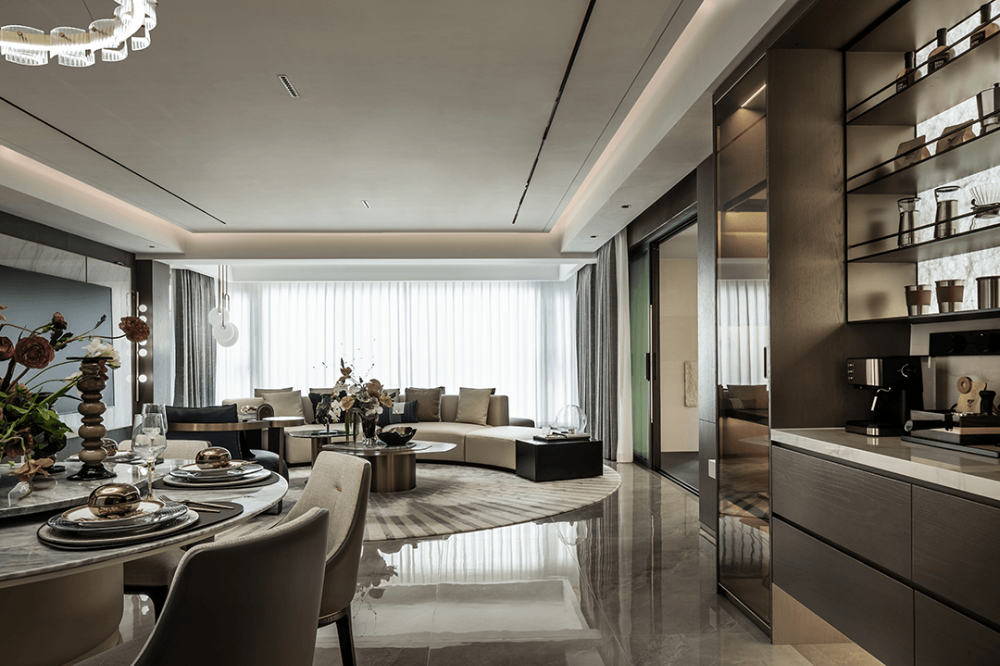 Light luxury style collocation