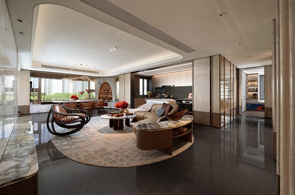 Light luxury style collocation