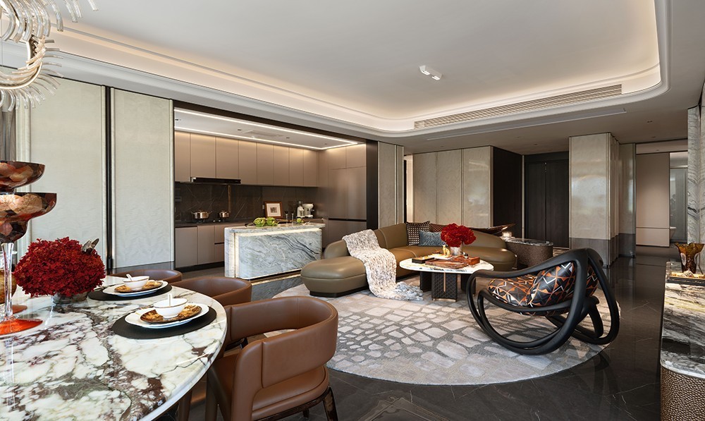 Light luxury style collocation