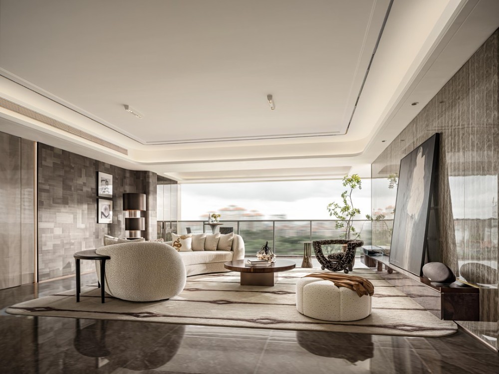 Light luxury style collocation