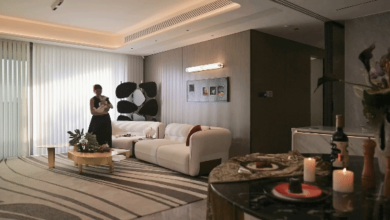 Light luxury style collocation