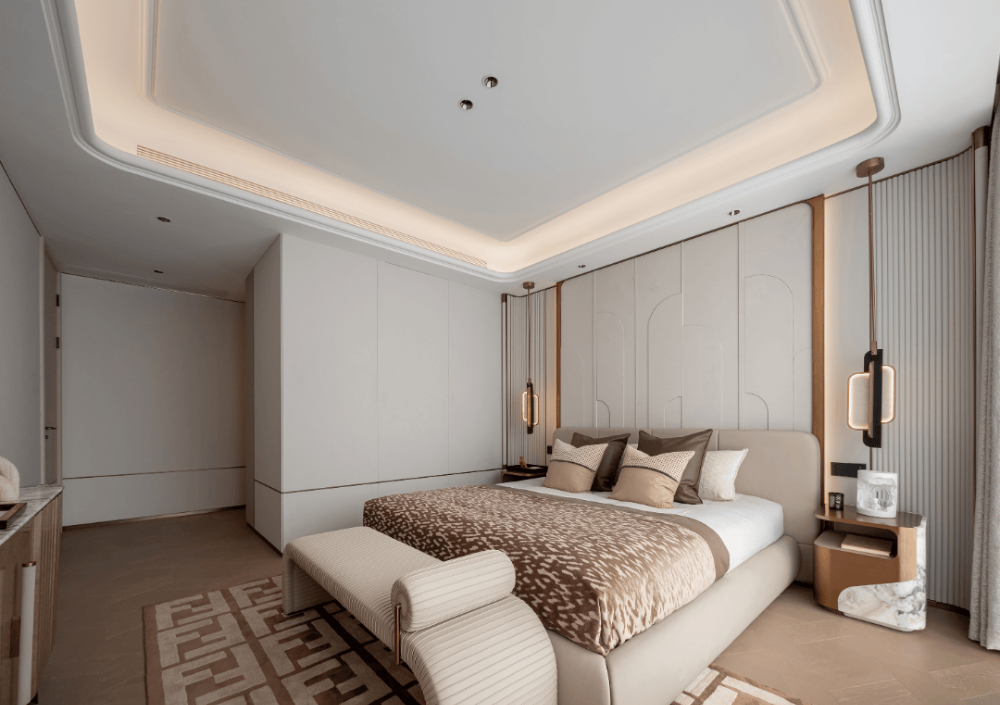 Light luxury style collocation