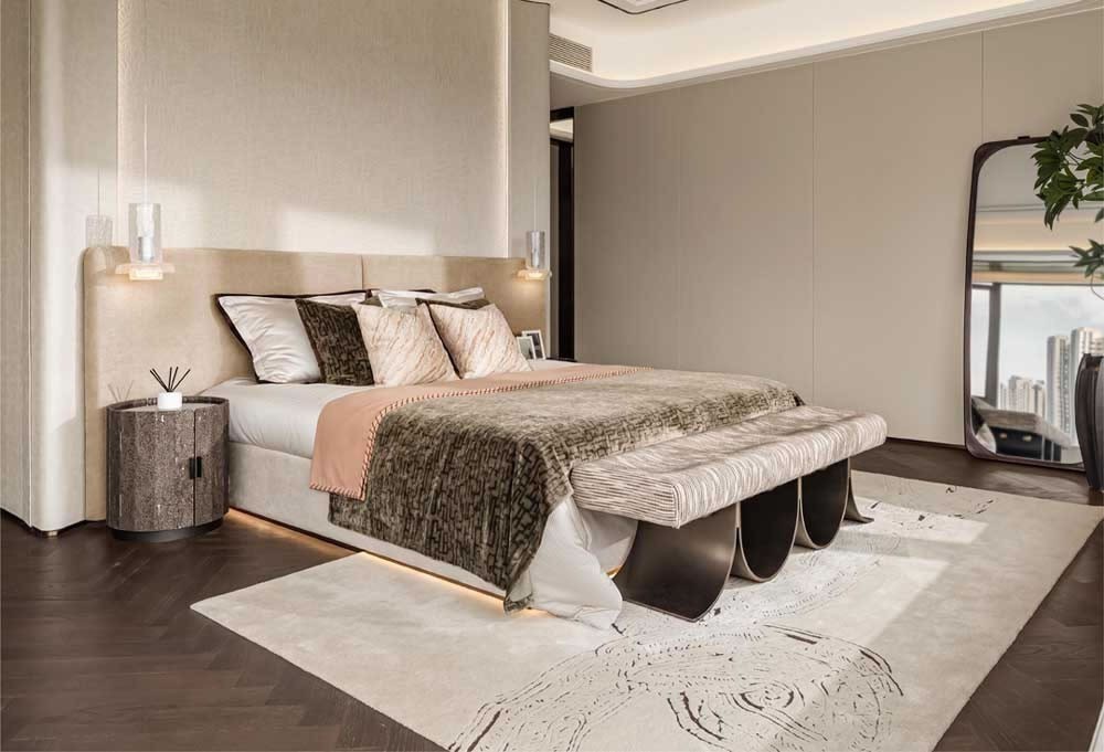 Light luxury style collocation