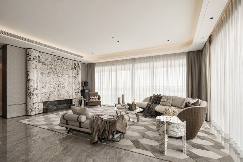 Light luxury style collocation