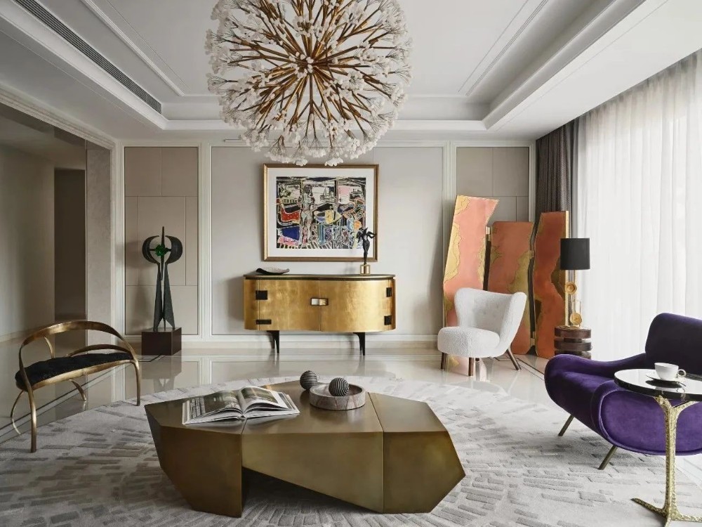 Light luxury style collocation