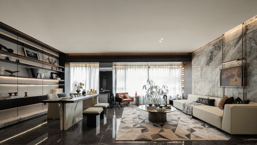 Light luxury style collocation