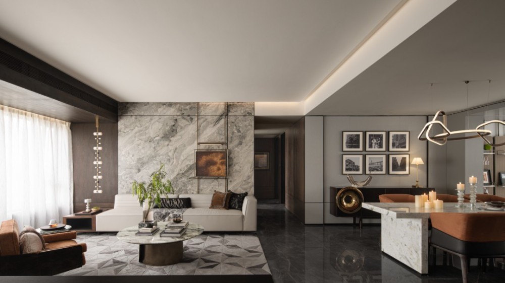 Light luxury style collocation