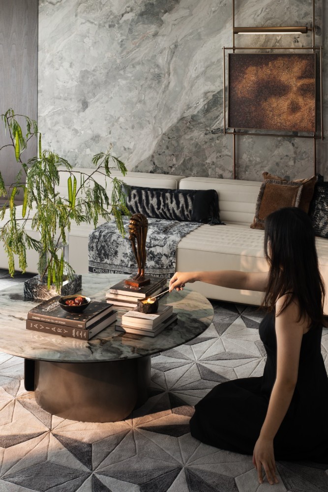 Light luxury style collocation