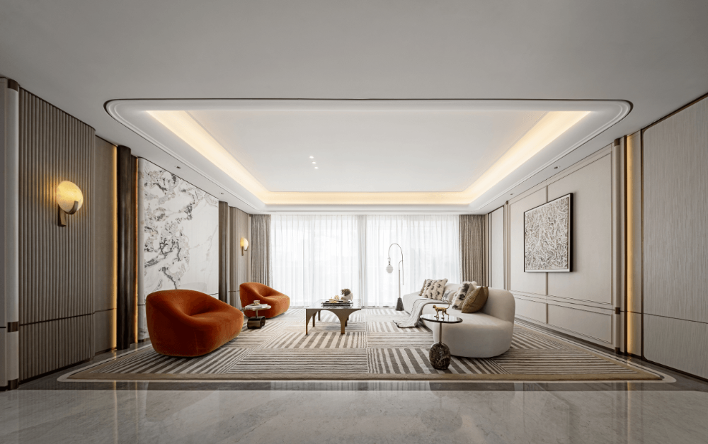 Light luxury style collocation