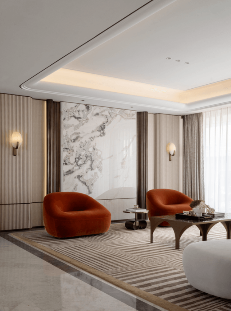 Light luxury style collocation