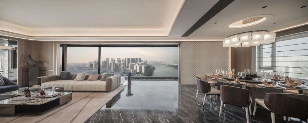 Light luxury style collocation