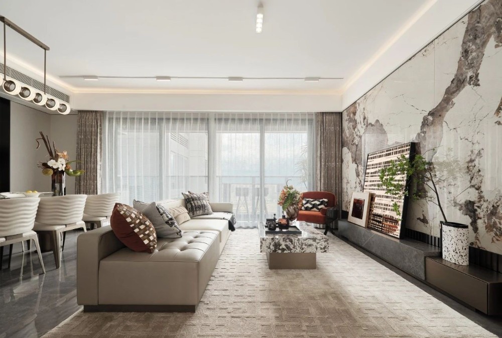 Light luxury style collocation