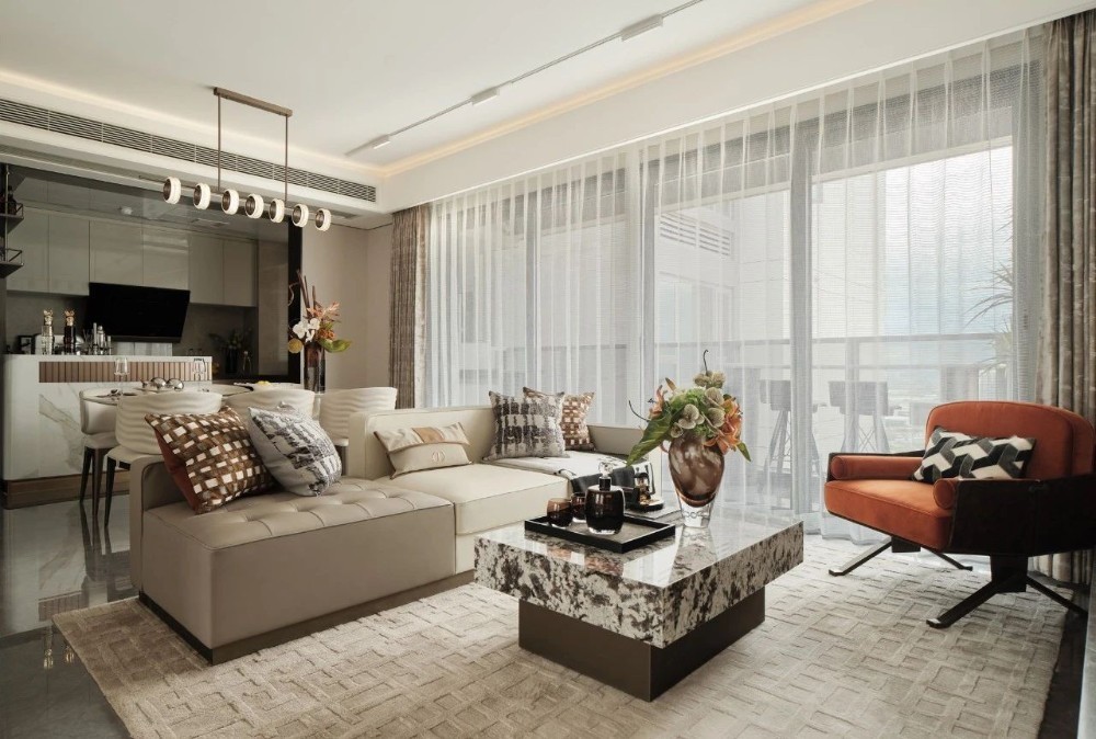 Light luxury style collocation