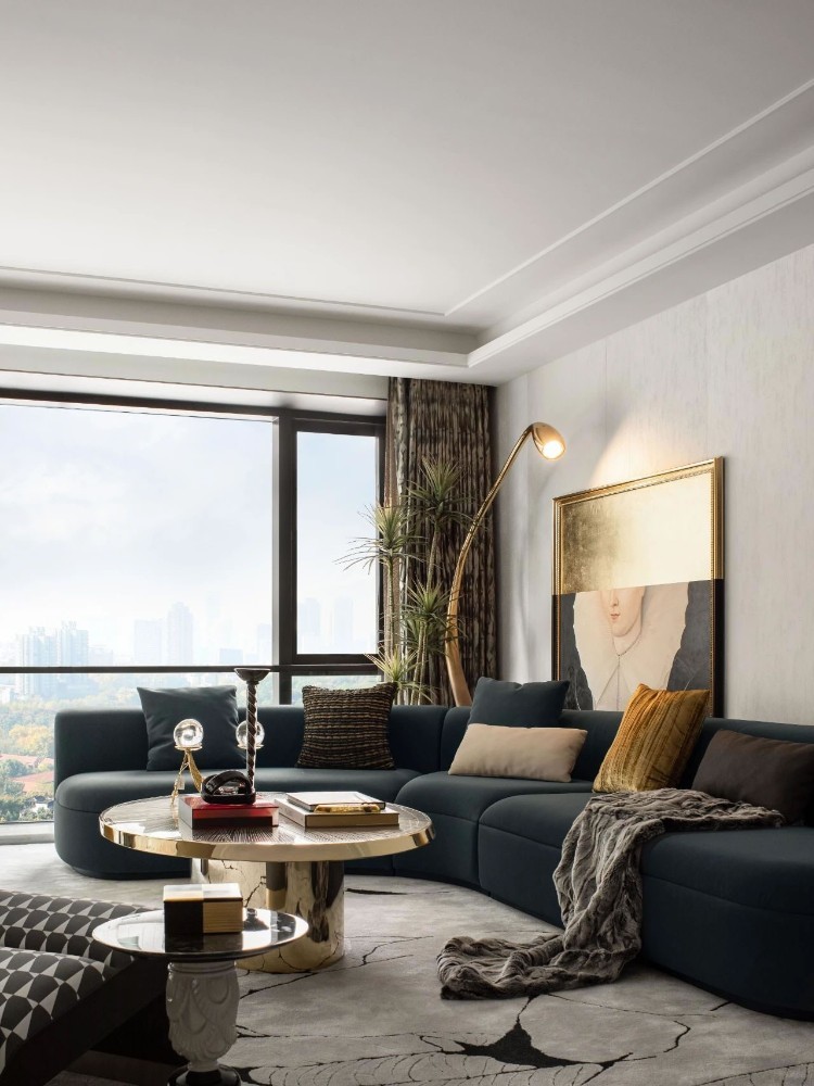 Light luxury style collocation