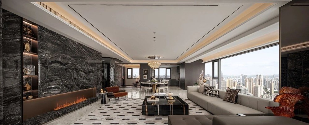 Light luxury style collocation