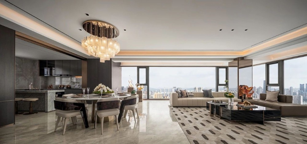 Light luxury style collocation