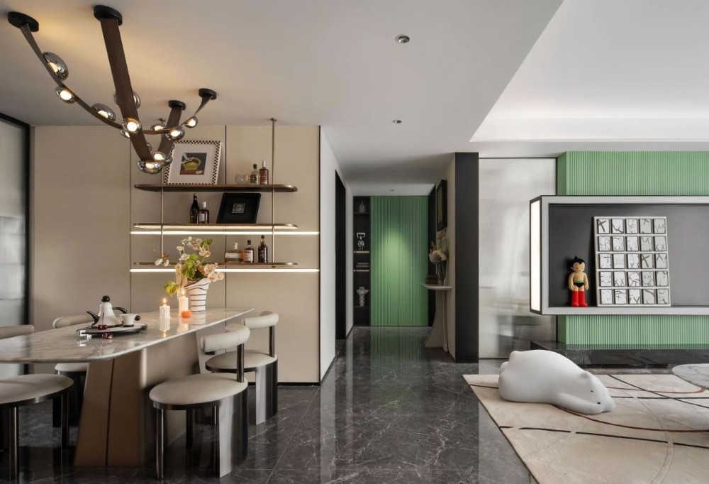 Light luxury style collocation