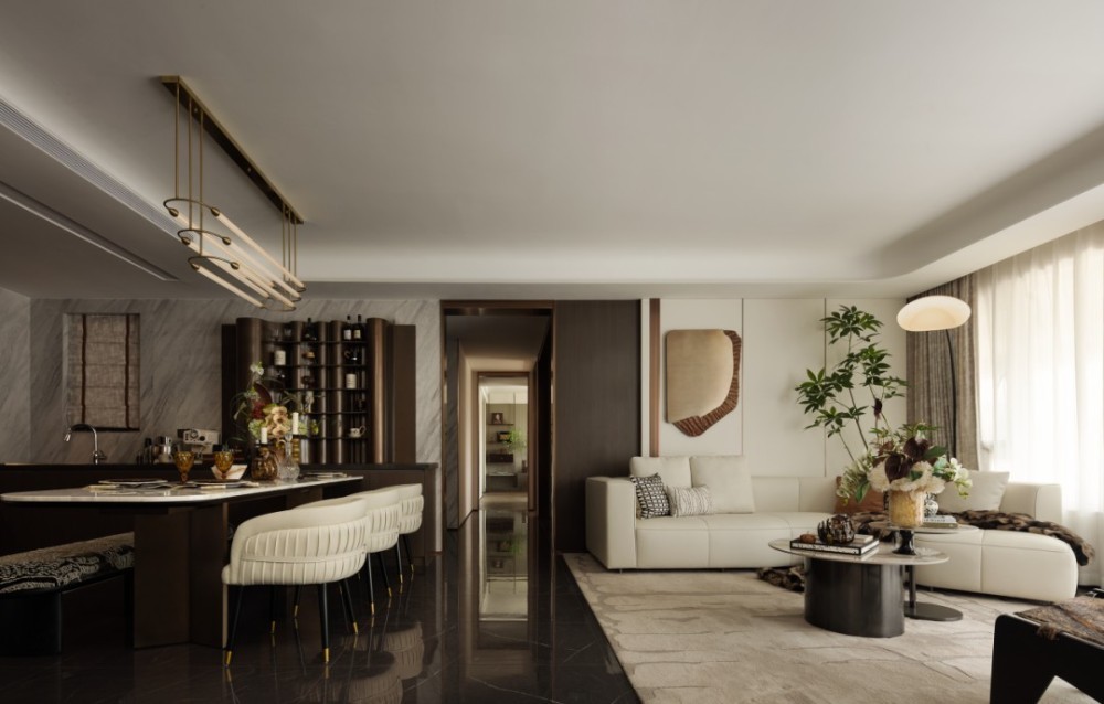 Light luxury style collocation