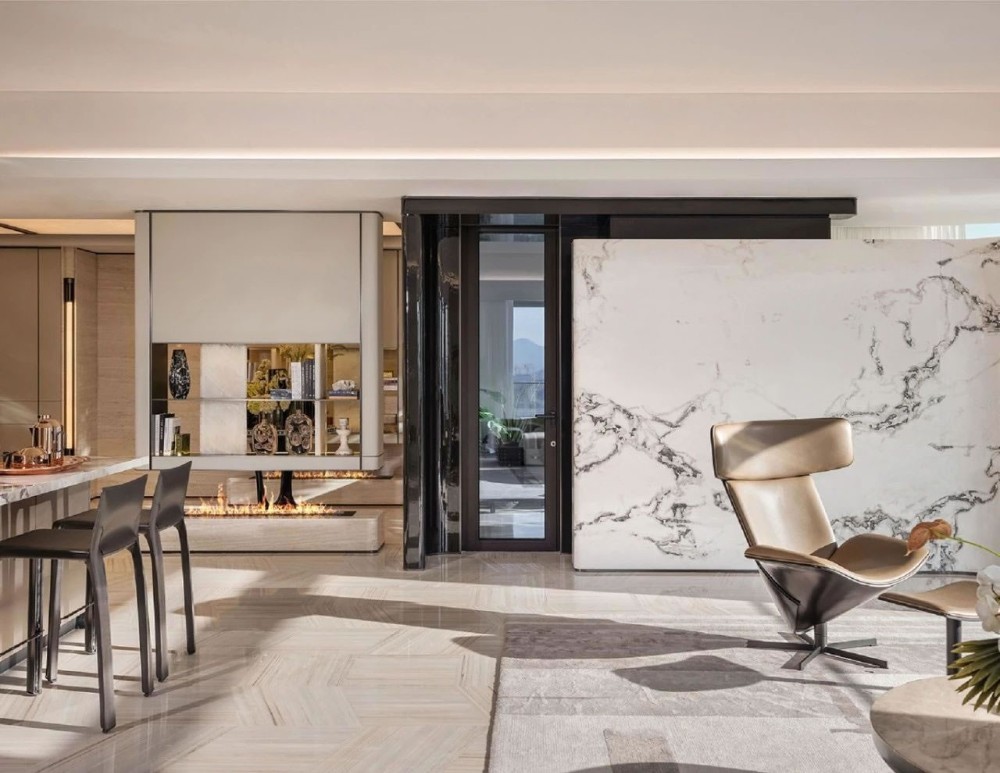 Light luxury style collocation