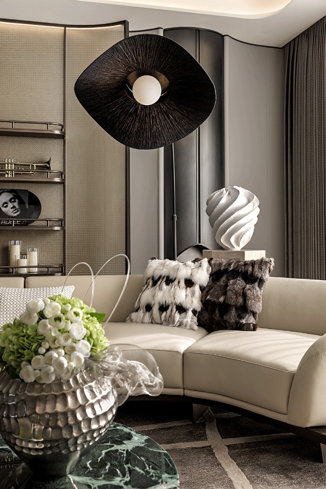 Light luxury style collocation