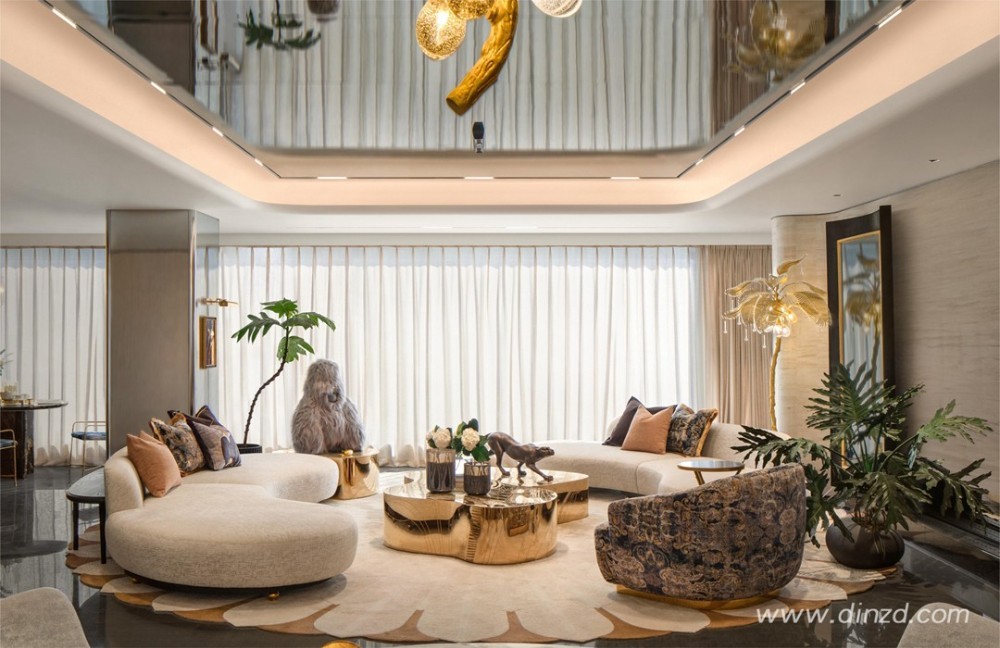 Light luxury style collocation