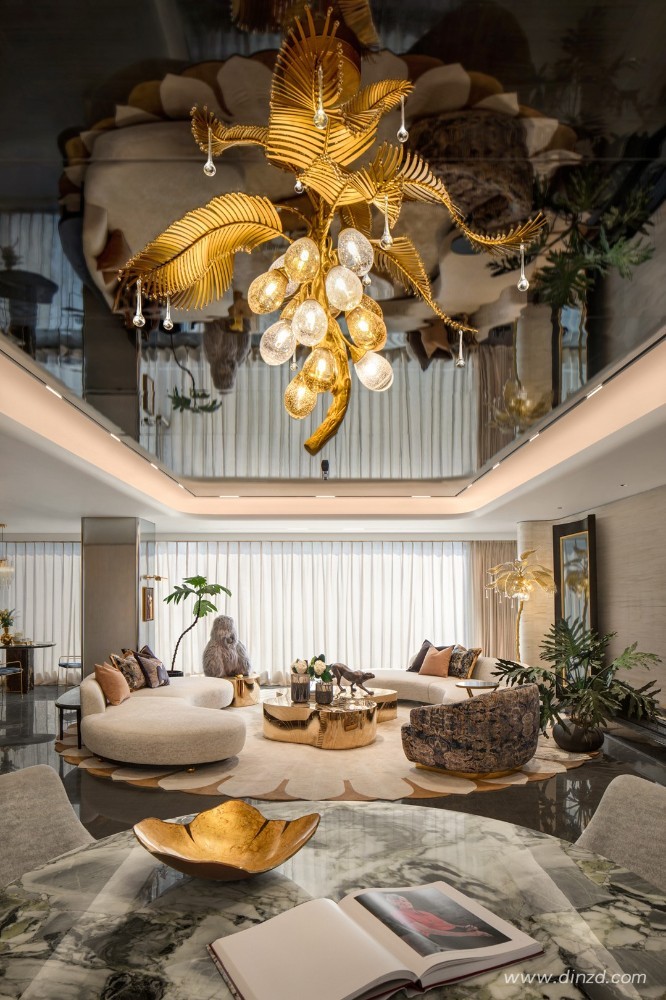 Light luxury style collocation