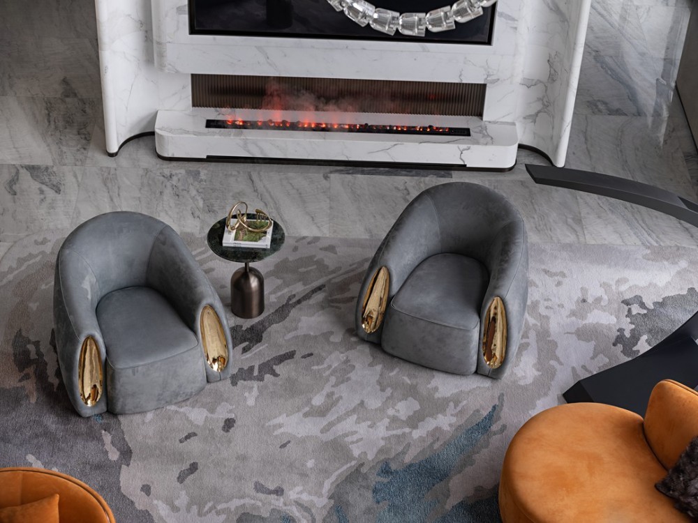 Light luxury style collocation